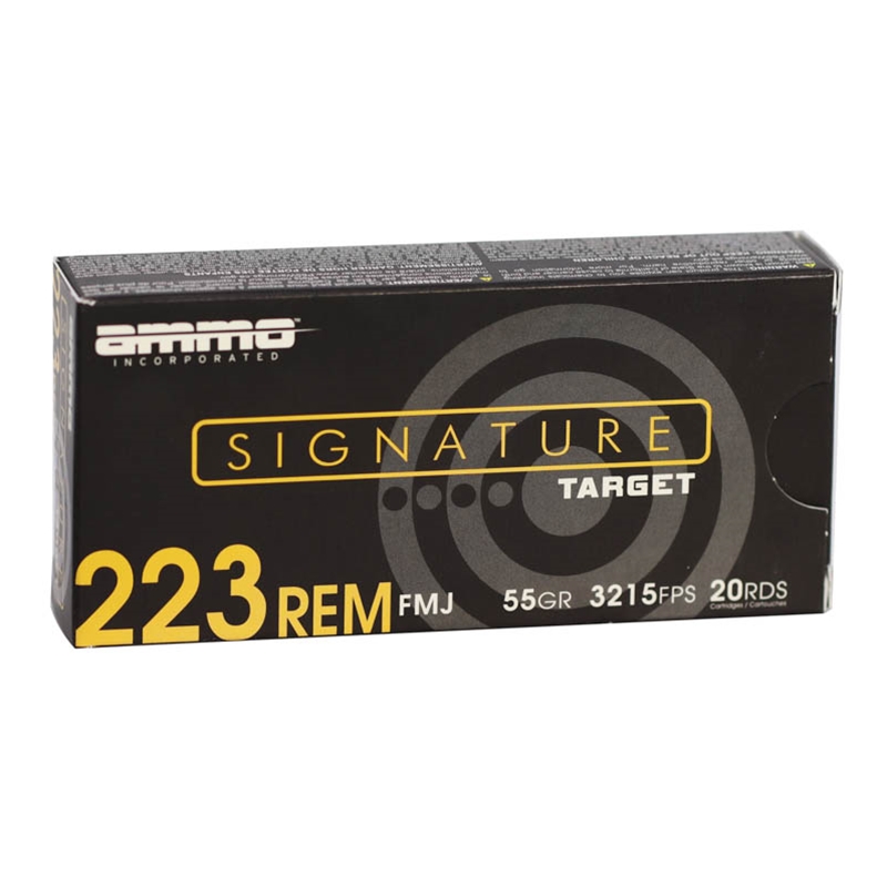 Ammo Inc. – Signature Target .223 REM 55gr FMJ (20)